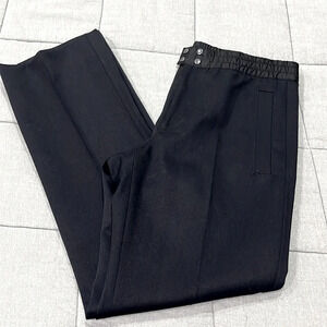 Prada 100% Wool Black Jogger Trouser Pants Sz M (EU 48)